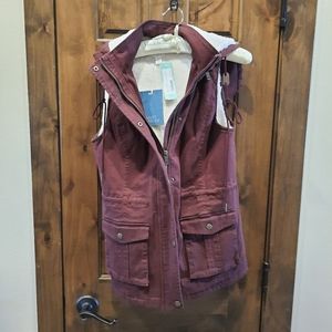 Market & Spruce Jahana Shearling Lined Cargo Vest